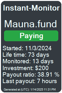 mauna.fund Monitored by Instant-Monitor.com