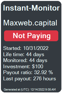 maxweb.capital Monitored by Instant-Monitor.com