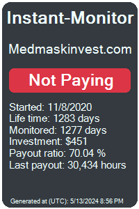 medmaskinvest.com Monitored by Instant-Monitor.com