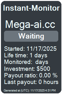 mega-ai.cc Monitored by Instant-Monitor.com
