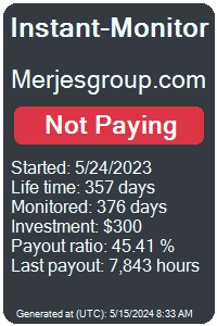 merjesgroup.com Monitored by Instant-Monitor.com