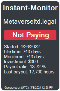 metaverseltd.legal Monitored by Instant-Monitor.com