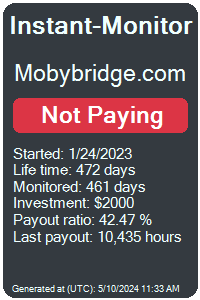 mobybridge.com Monitored by Instant-Monitor.com