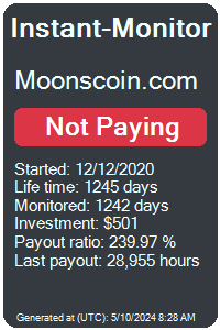 moonscoin.com Monitored by Instant-Monitor.com