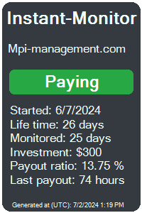 mpi-management.com Monitored by Instant-Monitor.com