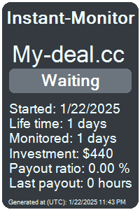 my-deal.cc Monitored by Instant-Monitor.com