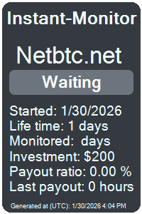netbtc.net Monitored by Instant-Monitor.com