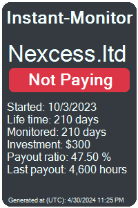nexcess.ltd Monitored by Instant-Monitor.com