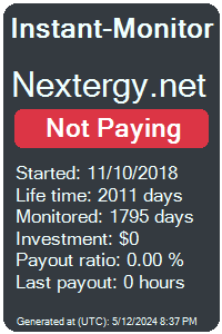 nextergy.net Monitored by Instant-Monitor.com