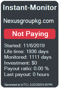 nexusgroupkg.com Monitored by Instant-Monitor.com