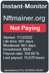 nftmainer.org Monitored by Instant-Monitor.com