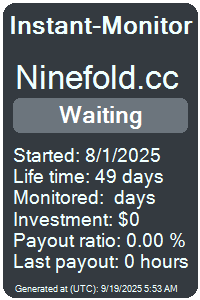 ninefold.cc Monitored by Instant-Monitor.com