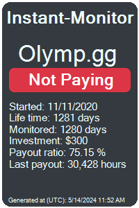 olymp.gg Monitored by Instant-Monitor.com
