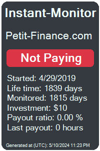 petit-finance.com Monitored by Instant-Monitor.com