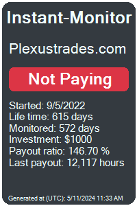 plexustrades.com Monitored by Instant-Monitor.com