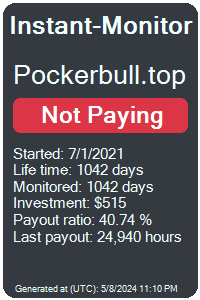 pockerbull.top Monitored by Instant-Monitor.com