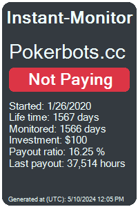 pokerbots.cc Monitored by Instant-Monitor.com