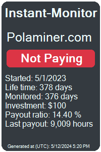 polaminer.com Monitored by Instant-Monitor.com