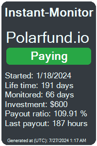 polarfund.io Monitored by Instant-Monitor.com