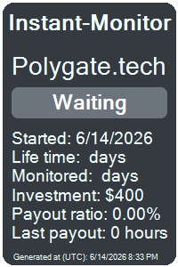 polygate.tech Monitored by Instant-Monitor.com