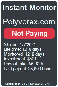 polyvorex.com Monitored by Instant-Monitor.com