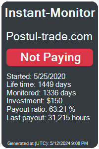 postul-trade.com Monitored by Instant-Monitor.com
