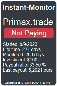 https://instant-monitor.com/Projects/Details/primax.trade