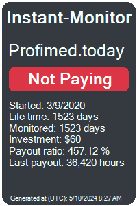 profimed.today Monitored by Instant-Monitor.com