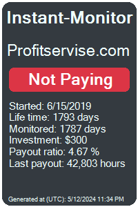 profitservise.com Monitored by Instant-Monitor.com