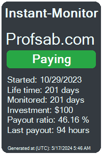 profsab.com Monitored by Instant-Monitor.com