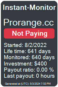 prorange.cc Monitored by Instant-Monitor.com