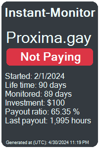 proxima.gay Monitored by Instant-Monitor.com