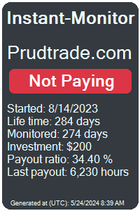 prudtrade.com Monitored by Instant-Monitor.com
