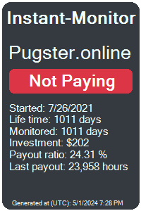 pugster.online Monitored by Instant-Monitor.com