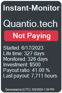 quantio.tech Monitored by Instant-Monitor.com