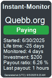 quebb.org Monitored by Instant-Monitor.com