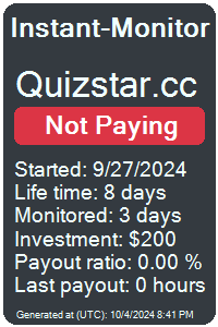 quizstar.cc Monitored by Instant-Monitor.com