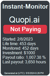 quopi.ai Monitored by Instant-Monitor.com