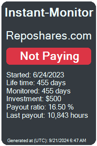 reposhares.com Monitored by Instant-Monitor.com