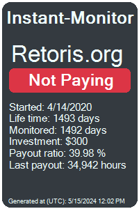 retoris.org Monitored by Instant-Monitor.com