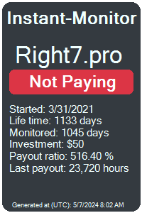 right7.pro Monitored by Instant-Monitor.com