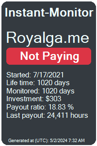 royalga.me Monitored by Instant-Monitor.com
