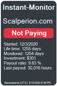 scalperion.com Monitored by Instant-Monitor.com
