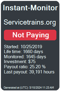 servicetrains.org Monitored by Instant-Monitor.com
