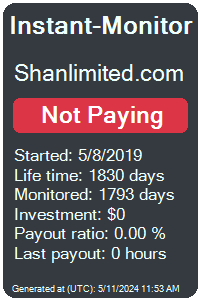 shanlimited.com Monitored by Instant-Monitor.com