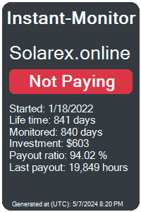 solarex.online Monitored by Instant-Monitor.com