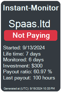 spaas.ltd Monitored by Instant-Monitor.com