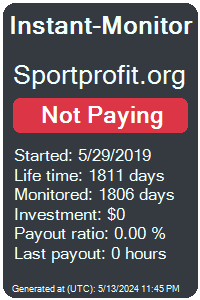 sportprofit.org Monitored by Instant-Monitor.com