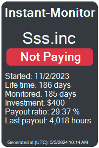 sss.inc Monitored by Instant-Monitor.com