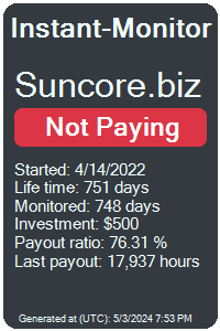 suncore.biz Monitored by Instant-Monitor.com
